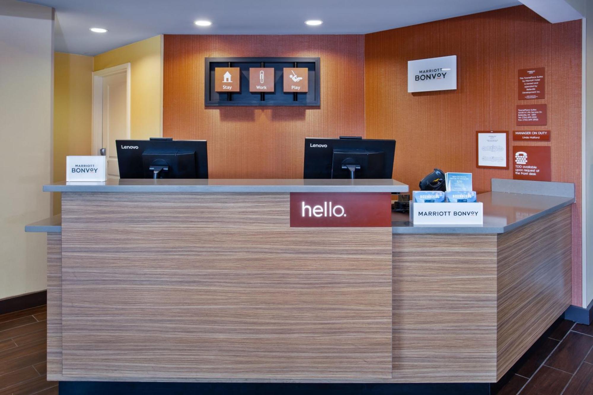 Towneplace Suites By Marriott Detroit Belleville Bagian luar foto